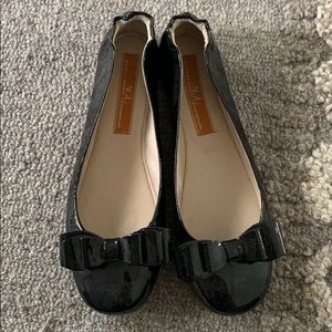 AGL patent bow ballet flats